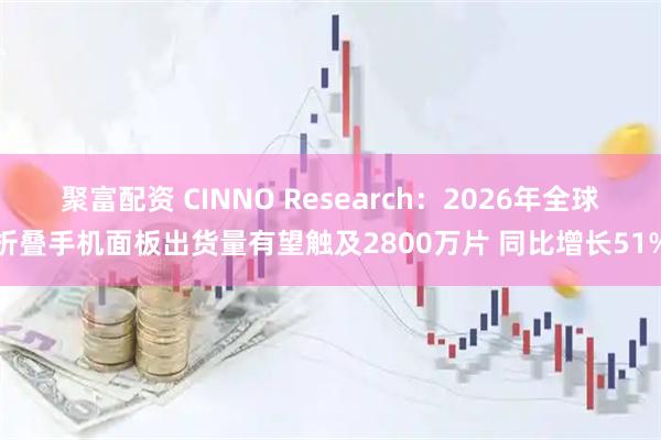 聚富配资 CINNO Research：2026年全球折叠手机面板出货量有望触及2800万片 同比增长51%